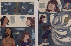 drawn panel from a comic