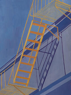 Painting of a ladder