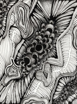 black and white pattern