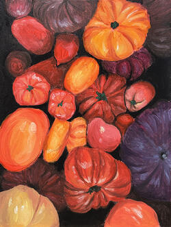 painting of tomatoes