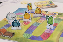 board game with animal figures